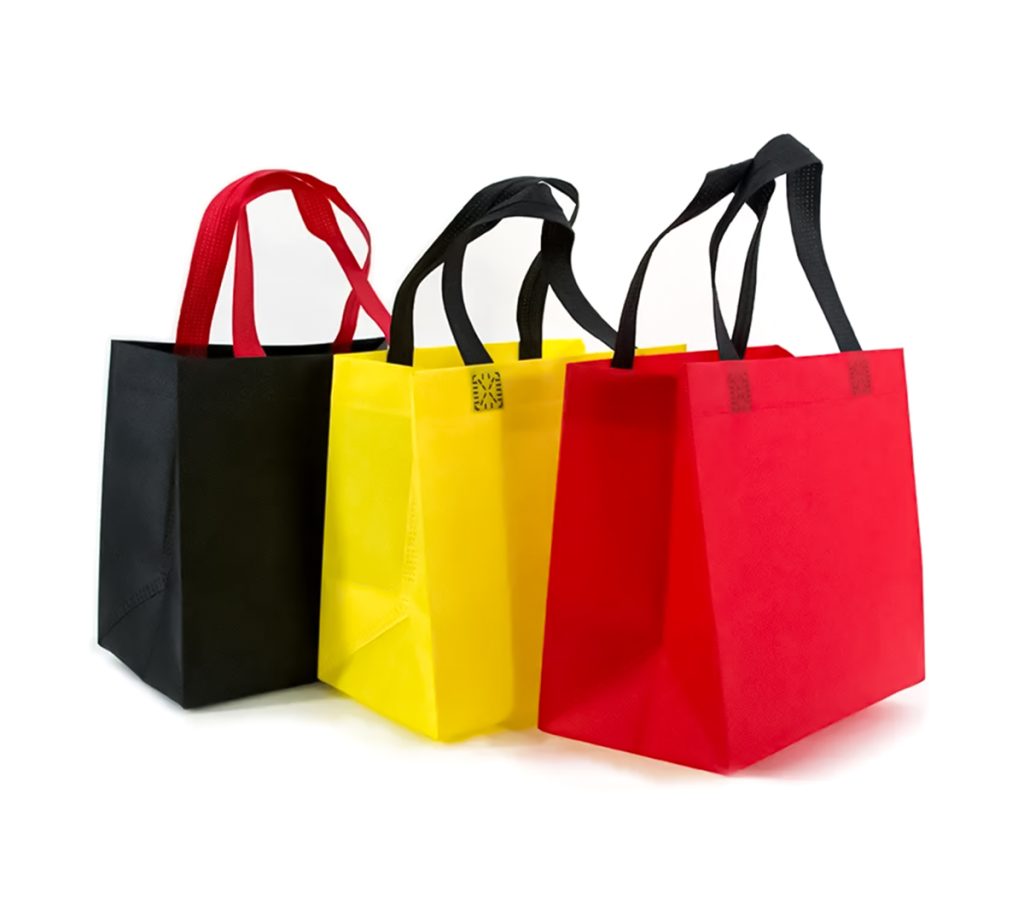 Promotional D - cut custom print bags with logo